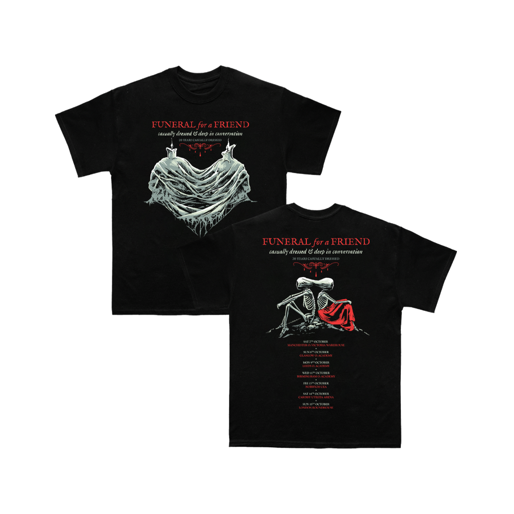 CDADIC tour 2023 Tshirt Funeral For A Friend