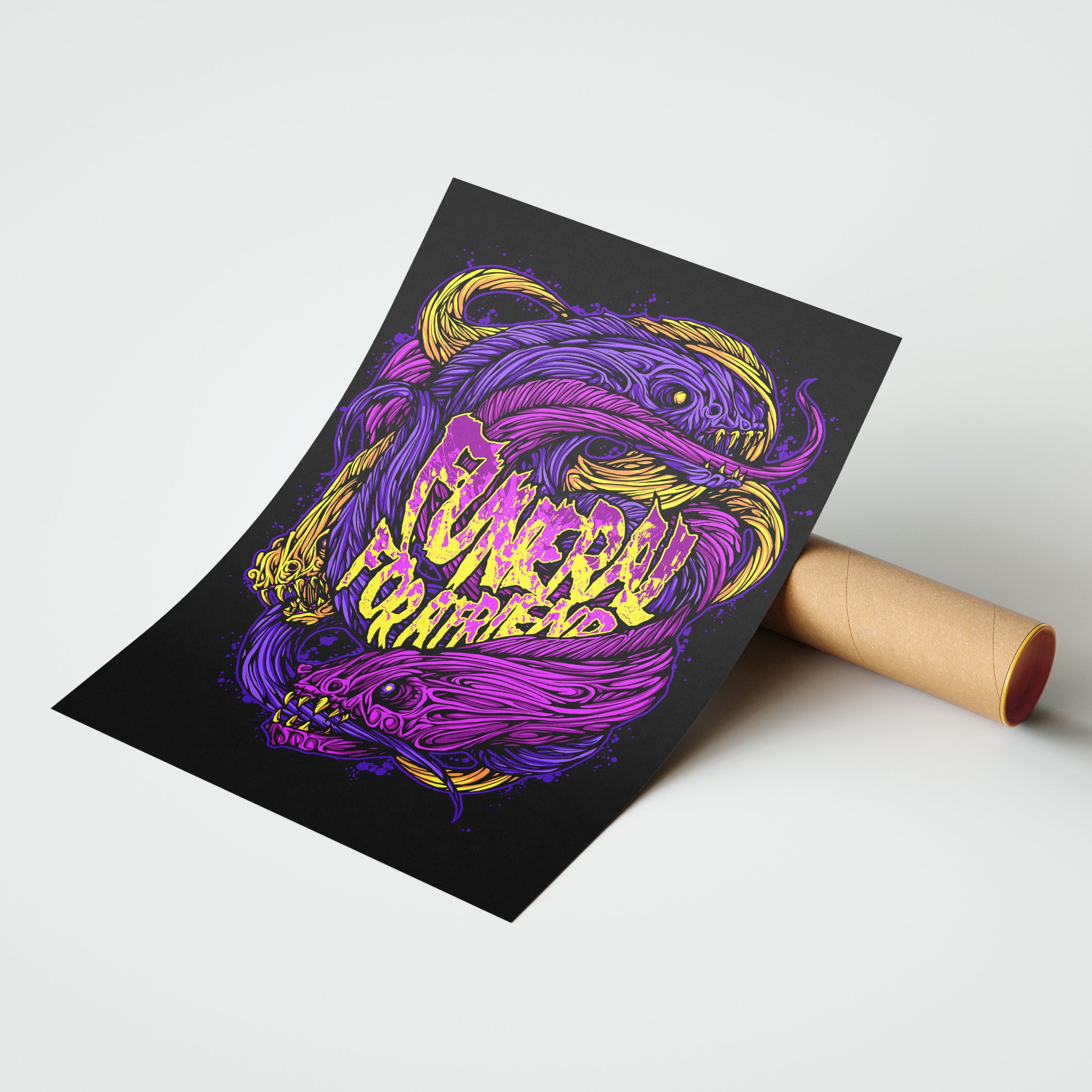 Funeral For A Friend Eels A3 Poster