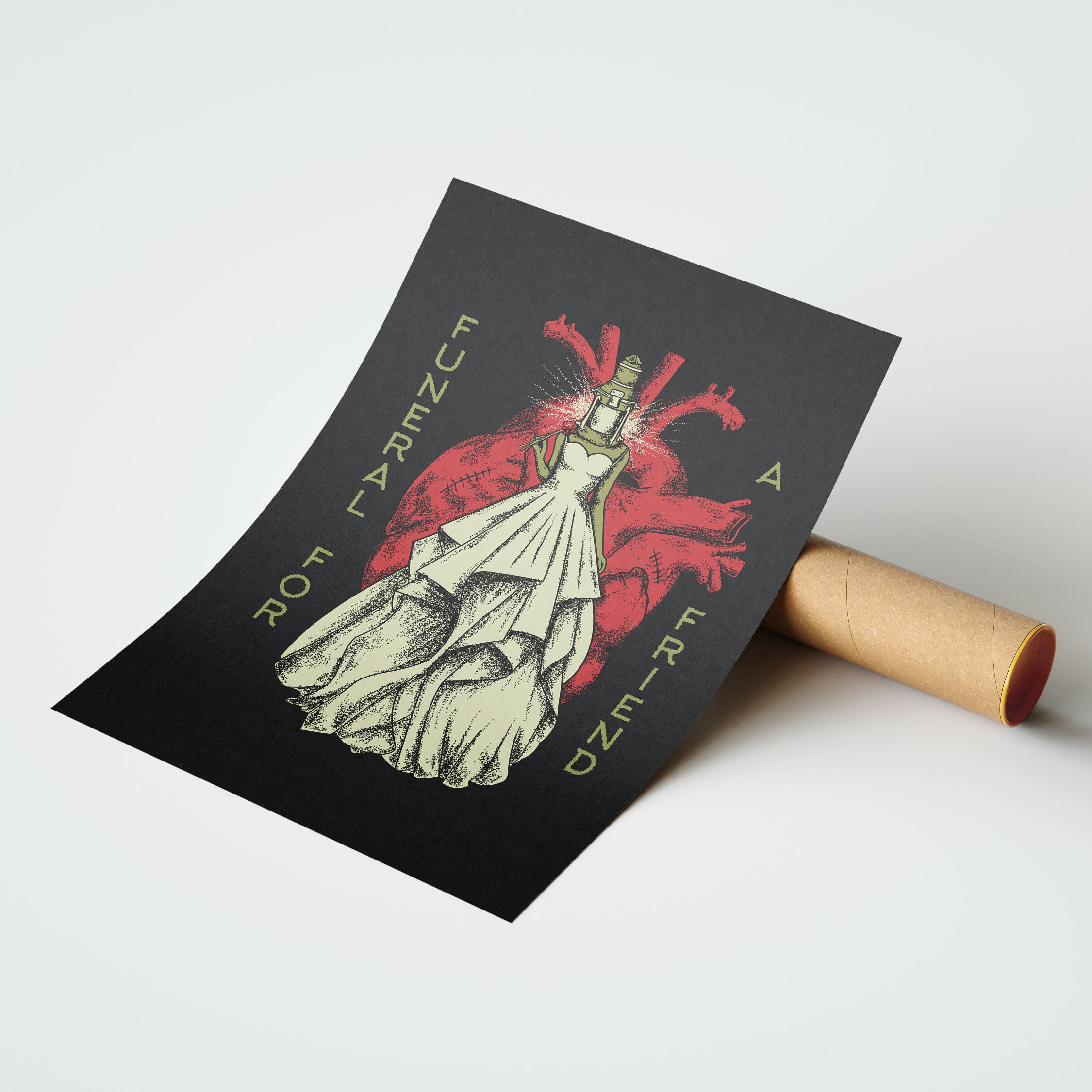 Funeral For A Friend Heart A3 Poster