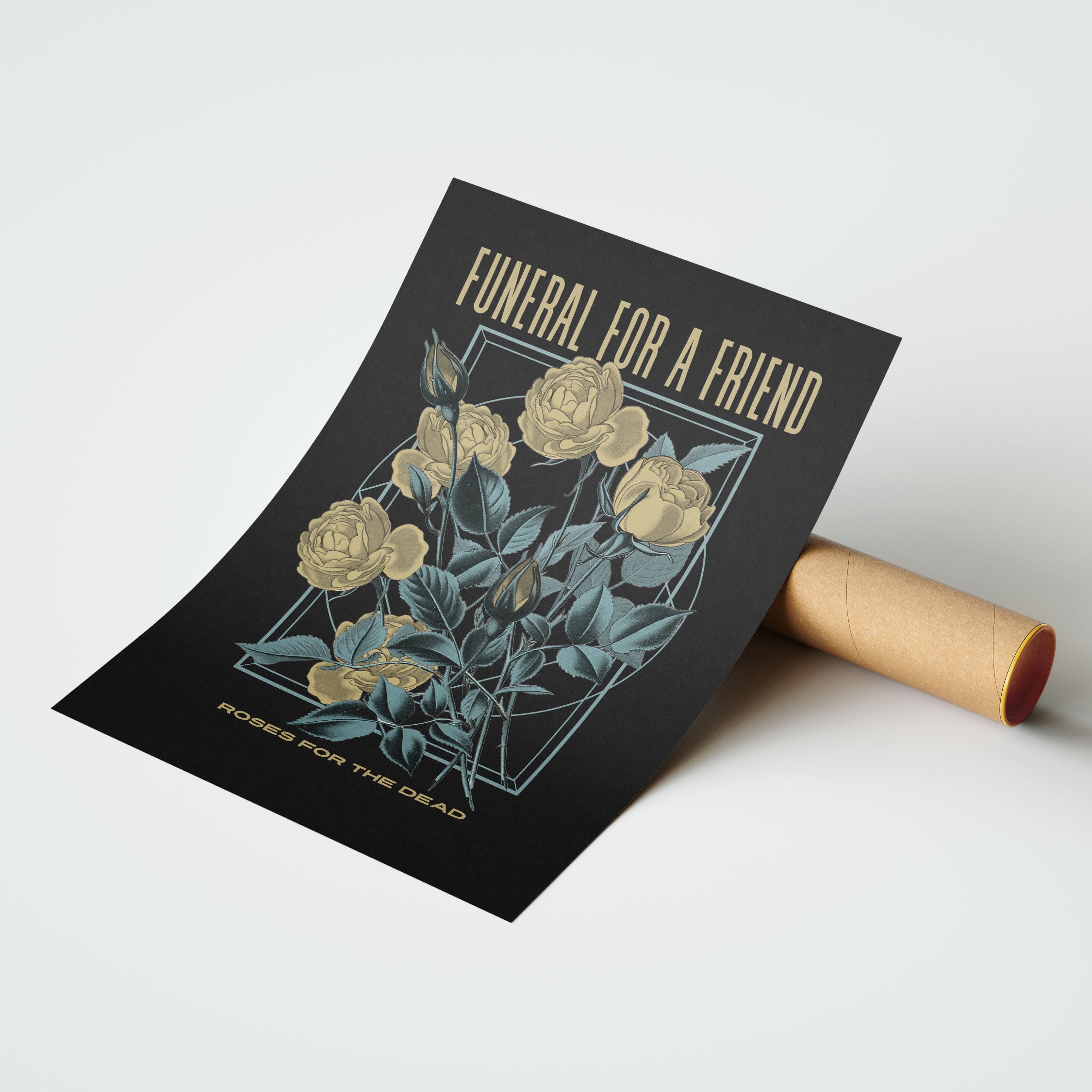Funeral For A Friend Roses For The Dead A3 Poster